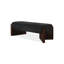 Banc rembourré noir-500695105