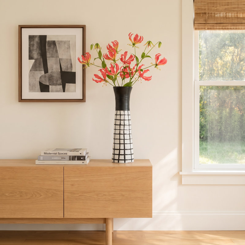 Charmaine Table Vase, 17" H x 6" W x 6" D