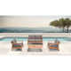 Elswick Teak 4 - Person Patio Conversation Sets with Cushions