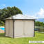 Avajane Dakota Fields Beige Fabric Side Wall for Pergola