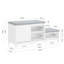 Heckson Polyester Upholstered Storage Bench