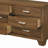 Miquell Oak Finish Dresser With Contemporary Design And Spacious Storage