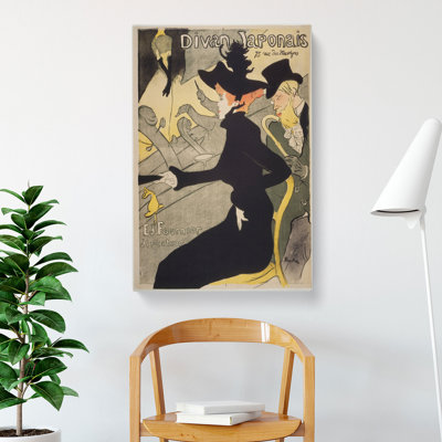 Divan Japonais by Henri de Toulouse-Lautrec - Wrapped Canvas