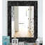 Miroir mural 10 obsidian impressions-40102243