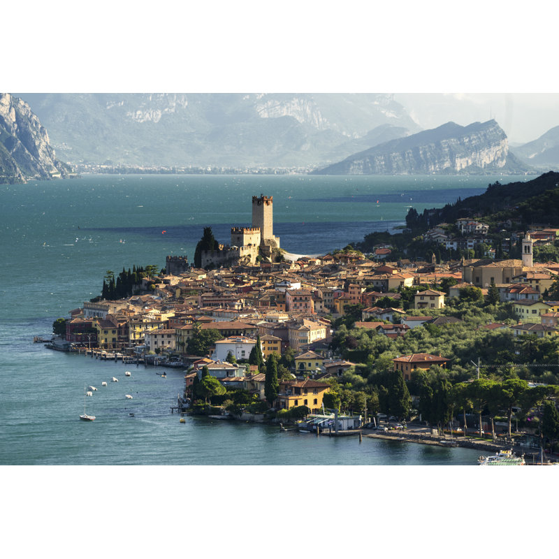 Malcesine, Lake Garda - Wrapped Canvas Print, 30cm H x 46cm W