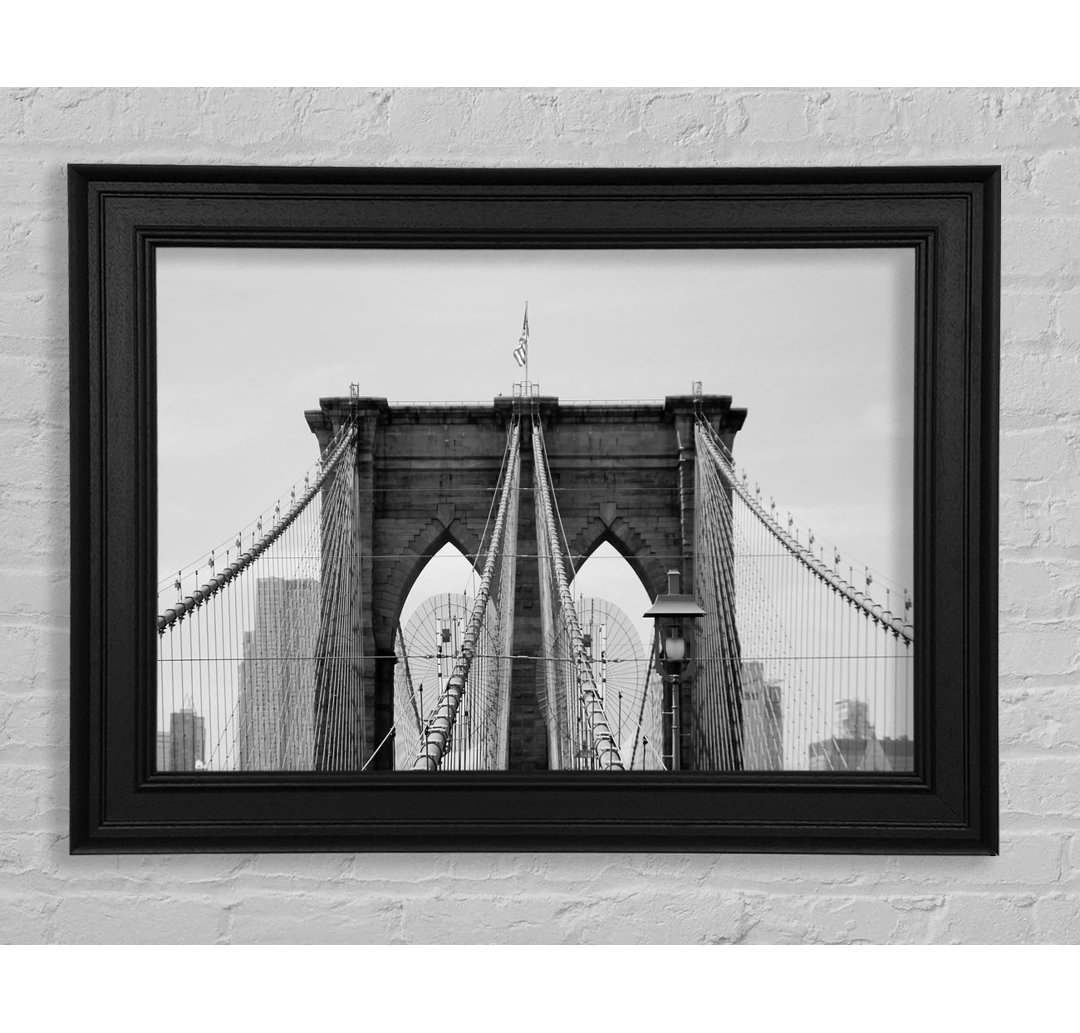 Struktur der Brooklyn Bridge 2 - Einzelne Bilderrahmen Kunstdrucke