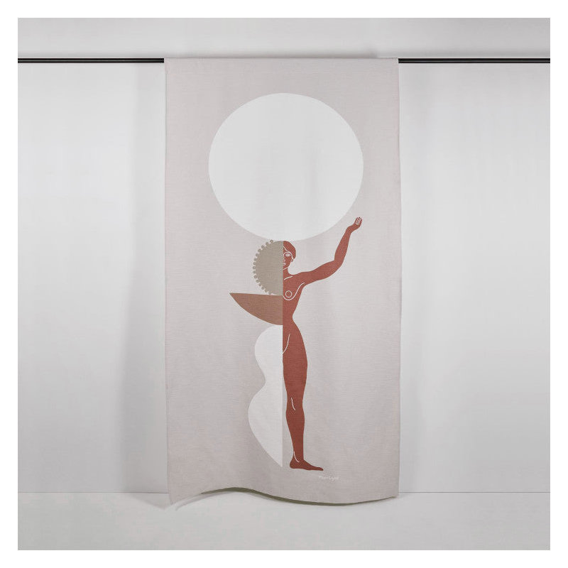 Pilar Track Insert Semi Sheer Sliding Panel