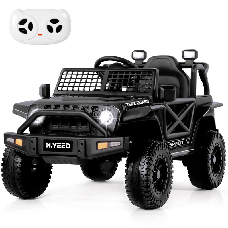 JooliH Battery Powered Ride On with Remote Control, Black