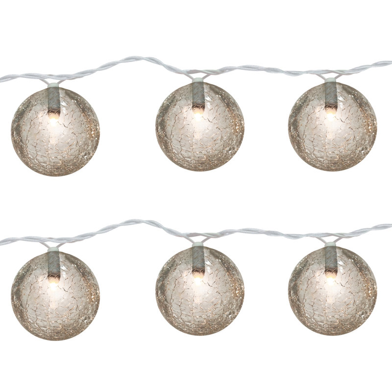 10 Lt Cracked Globe Set Light