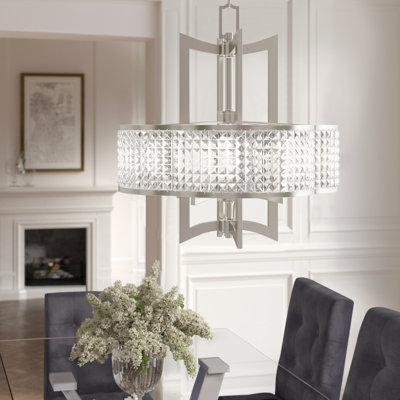 Belisle 4 - Light Geometric Chandelier