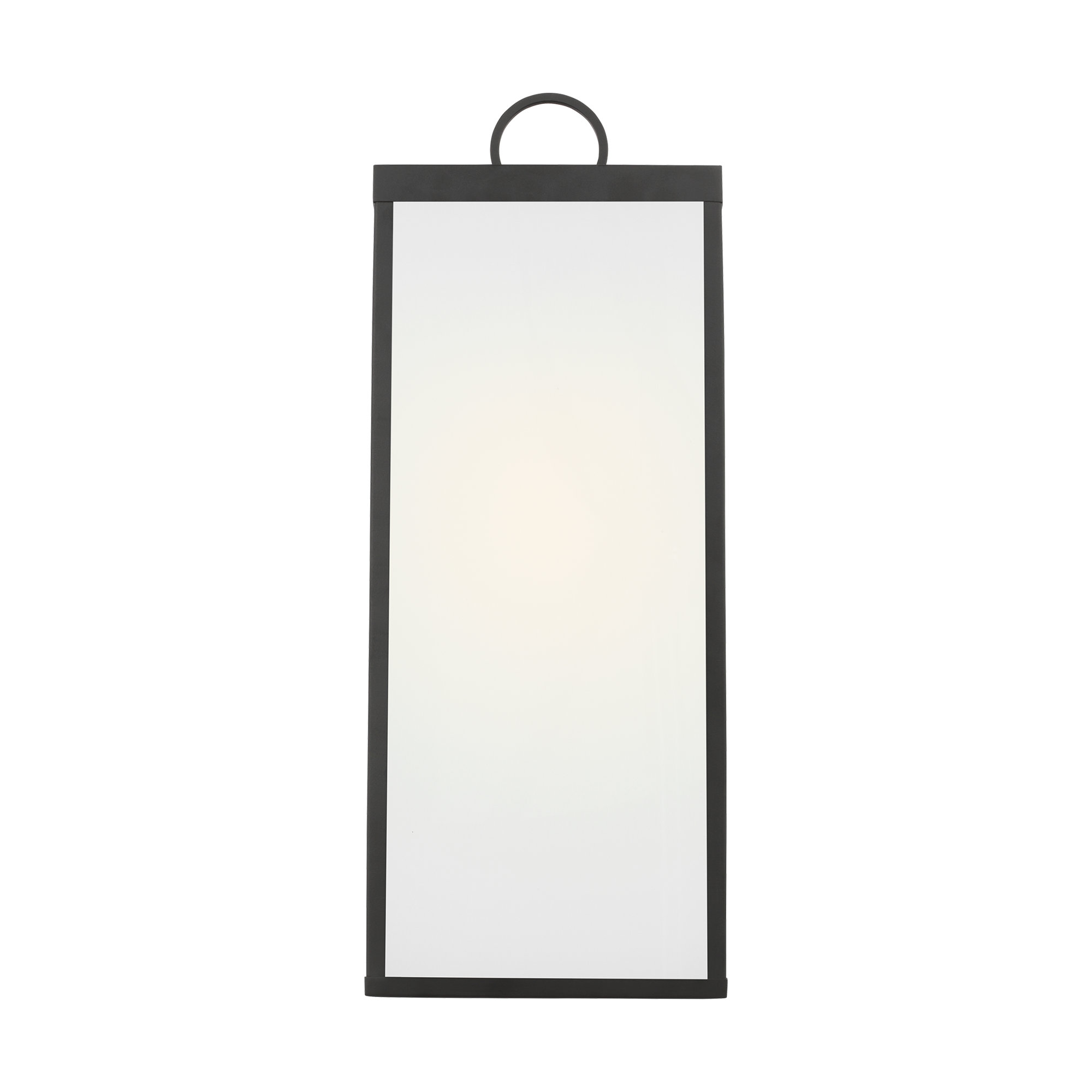 Howell Wall Lantern, Matte Black, 24.25" H x 9" W x 8.5" D