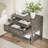 25''W Nightstand with Drawer, Shelf and Pull-out Tray-1823262973-1812515868