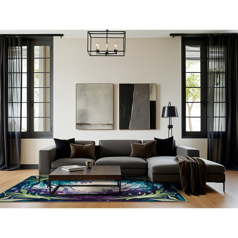 Radiant Roots Rug, Rectangle 3' x 5'