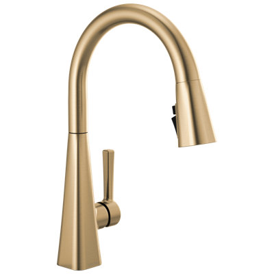 Lenta Pull Down Sprayer Kitchen Sink Faucet, Single Handle Kitchen Faucet