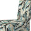 Chaise d'appoint rembourrée bleu sarcelle et crème Natures Whispers