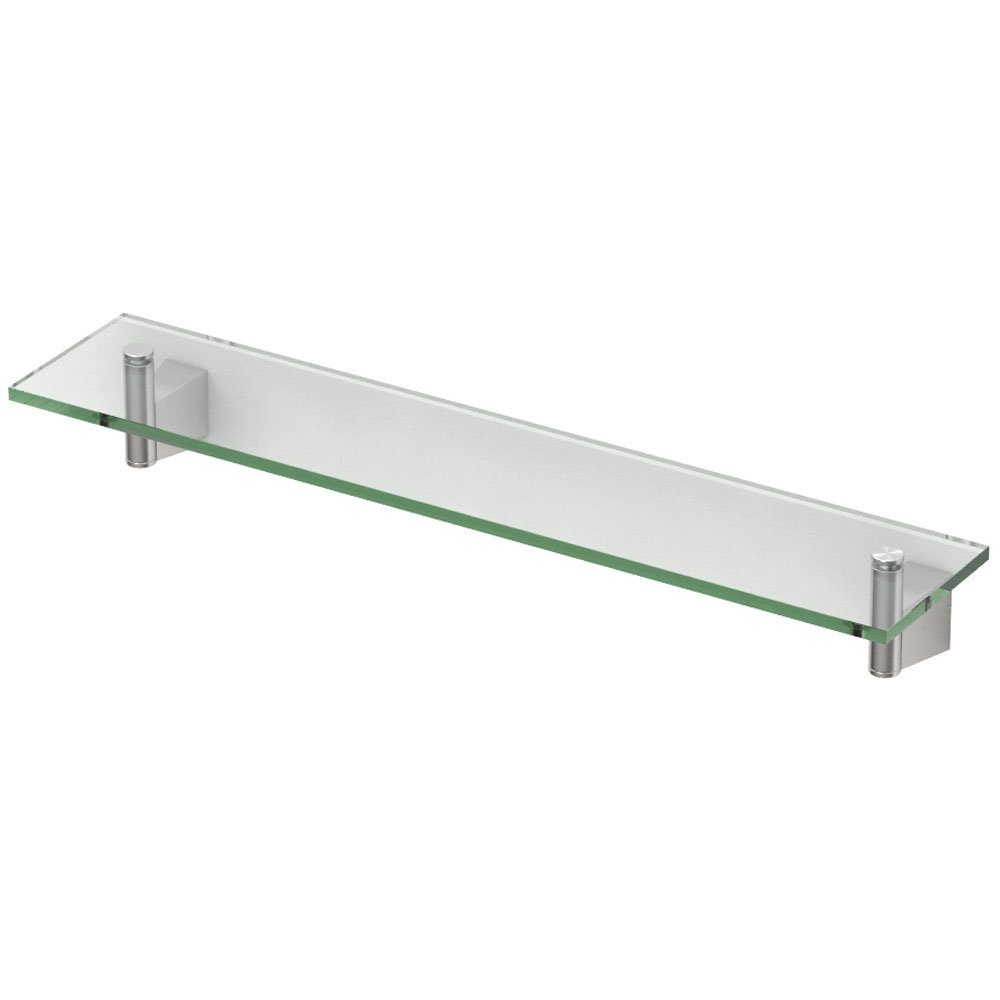Bleu Wall Mount Rectangle Tempered Glass Shelf | Floating Shelf Gatco 