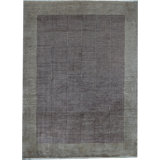 Hand-Knotted High-Quality Gray and Brown Area Rug