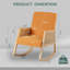 Chaise berçante en bois massif Shrewsbury-1205044861