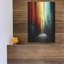 Art mural en métal luxueux «Abstract City 1» par Romantz Art, 12 po x 16 po-1847728074