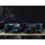 Nordic Fjord blue 30 Piece Dinnerware Set with Mug, Service for 6