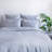 100% French Linen Duvet Cover & Sham Set-101946438-101946437