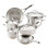 Anolon Nouvelle Copper Stainless Steel Cookware Set, 10-Piece