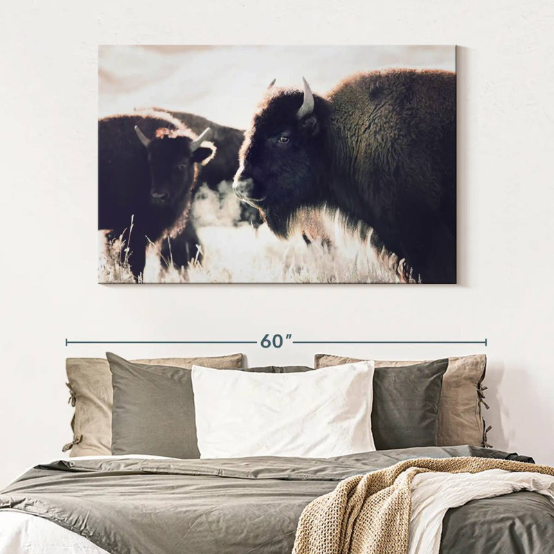 Brampt Buffalo Pasture, 34" H x 51" W