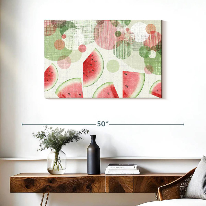 Yarlin Watermelon Delight, 24" H x 36" W