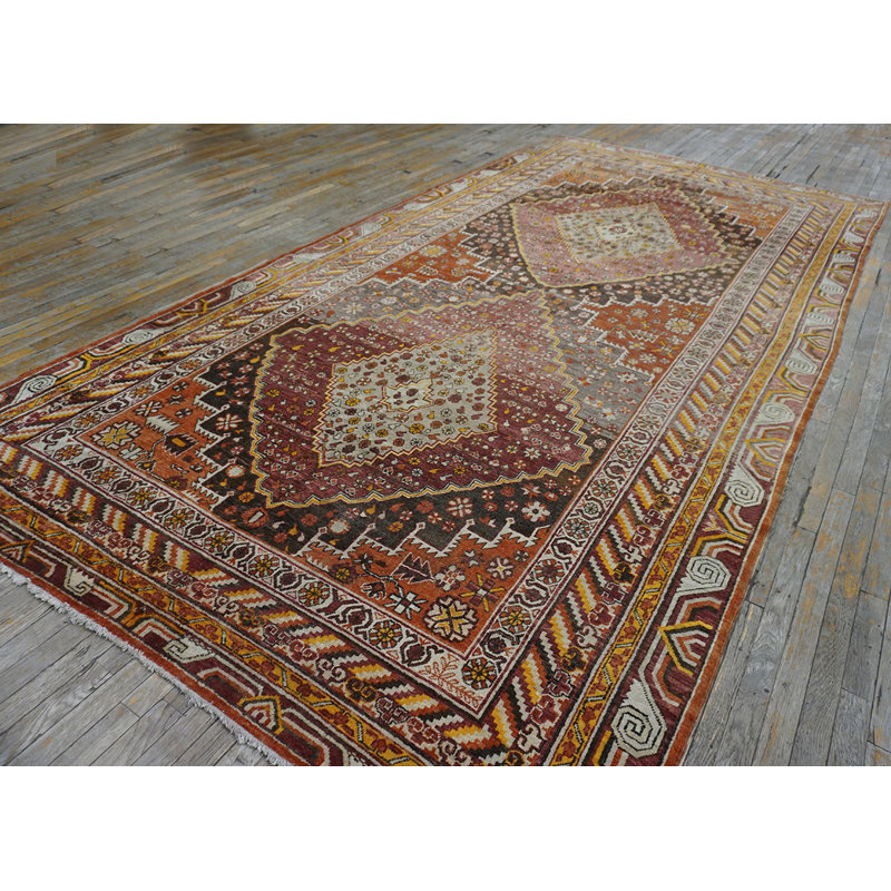 Tapis tribal à motif géométrique de style tribal Khotan