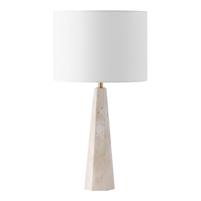 Gabryanna Standard Table Lamp, Travertine