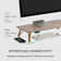 Lameek Wood Monitor Stand With USB Port