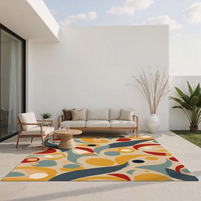 Tapis intérieur et extérieur Snappy Vibe