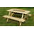 Ebro 6 - Person Wood Patio Dining Set with Rectangular Table