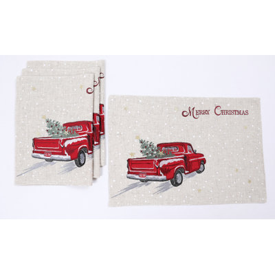 Récapitulatif de noël brodé 20" merry christmas Ingrassia