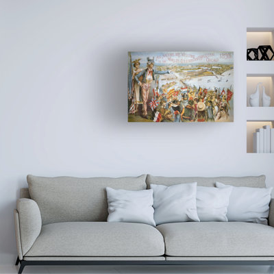 American School The Worlds Columbian Exposition, Chicago 1893 Canvas Art