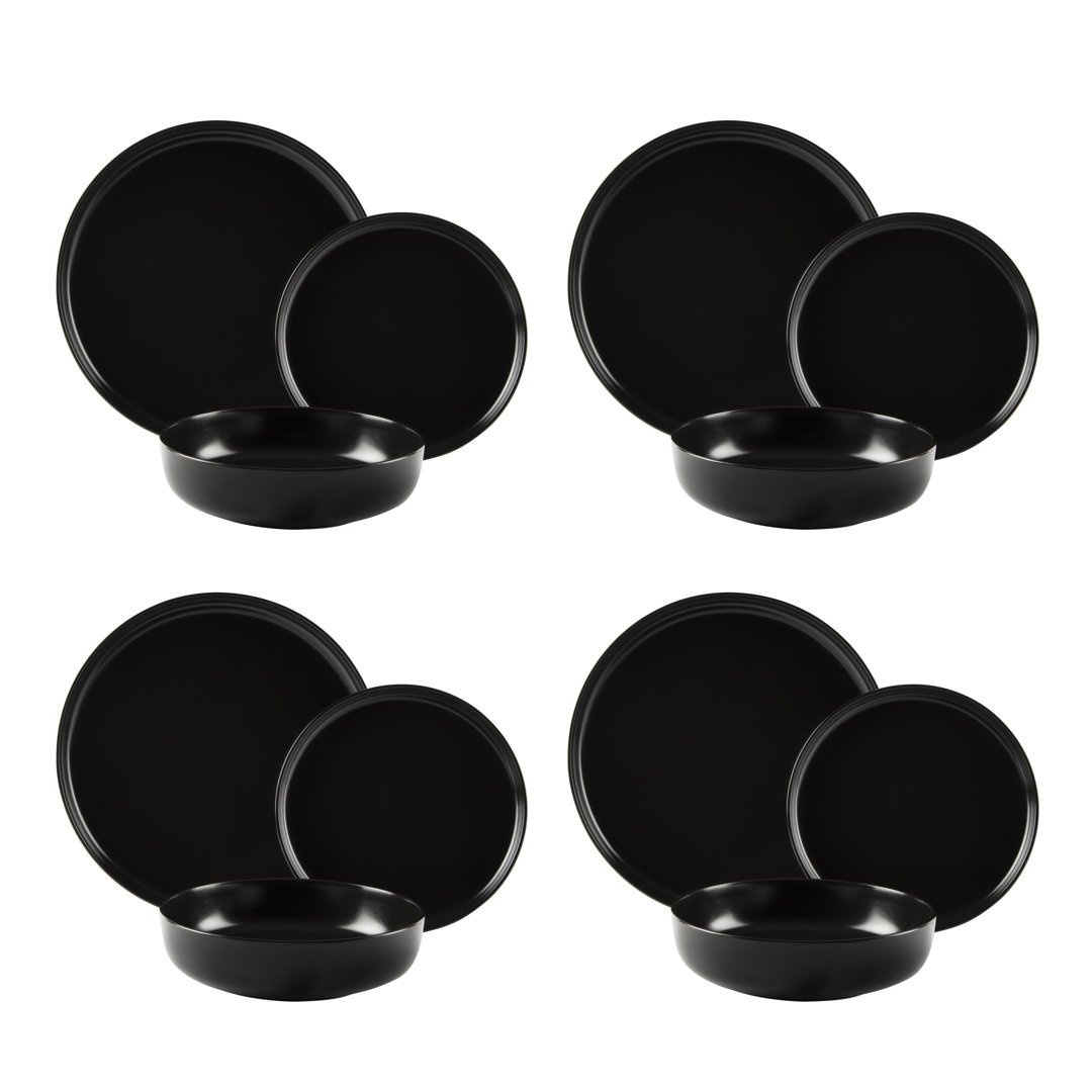 Nordic Piece Ceramic Dinnerware Set - Service for 4