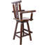 Tabouret de bar rustique - Fabrication en bois de sapin