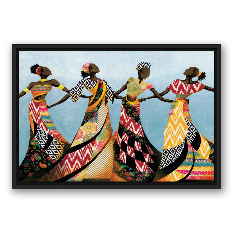 «Dancing In robes», reproduction sur toile, H 17,75 po x l 25,75 po x P 1,75 po