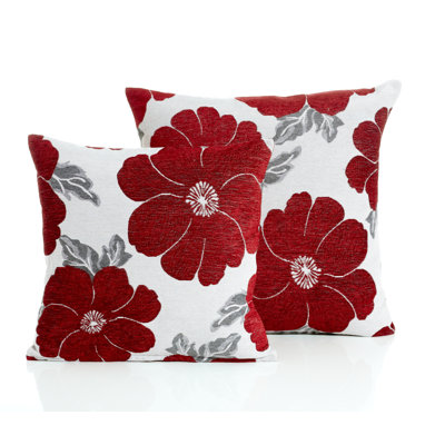 Darionte Poppy Chenille Cushion Cover