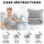 Omolade Grey Hypoallergenic Microfibre 2 Piece Duvet Cover-680885194