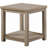 3 Piece Rectangular Coffee Square End Table Set, Slatted