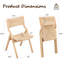 Chaise d'appoint pliante en bois massif-173123840