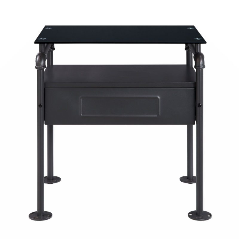 Jhanelle Metal Nightstand,night stand,bed side table