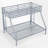 Classic Metal Bunk Bed, Modern & Contemporary, Kids & Teen Bedroom-2108791618-2108791621