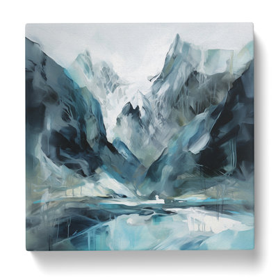 Glacier Gestural Art No.2 - Print