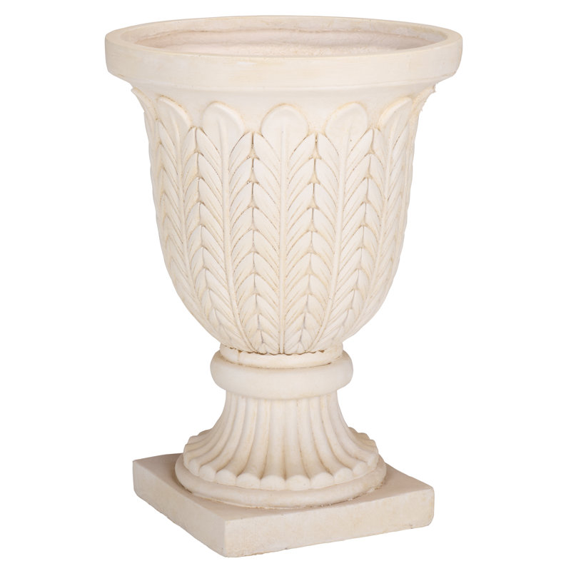 Pot à fleurs Apollo, Blanc cassé