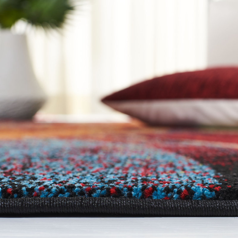 Heaney Abstract Area Rug, Rectangle 160 x 229 cm