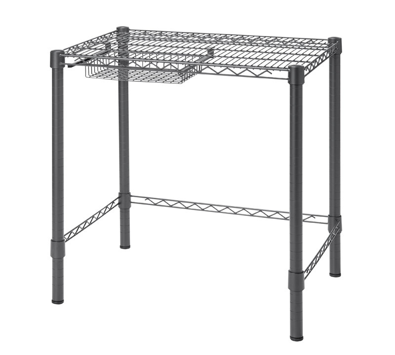 Bureau robuste Suprima, Gris bronze