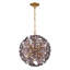 Lustre en laiton vieilli 18,25 po