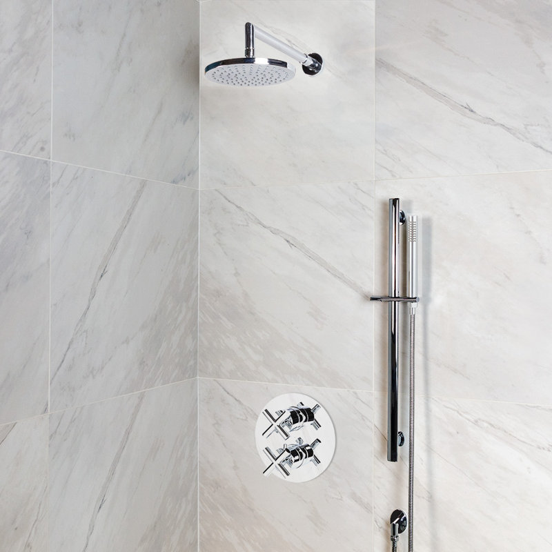 Cigno 1560 Hand Held Shower Head, Polished Chrome